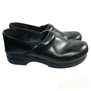 Dansko Professional Oiled Black Women's Slip On Clogs Comfort Shoes Size EUR 42